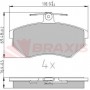 AA0607 BRAXIS КомплеК т гальмівних колодок, дискове гальмо