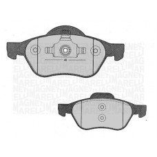 363916060381 MAGNETI MARELLI Комплект гальмівних колодок дисковий гальм