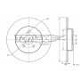 TX 73-78 TOMEX Brakes Гальмівний диск