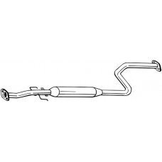 284-667 BOSAL Середній глушник вихлопних газів