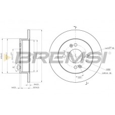 CD8213S BREMSI Гальмівний диск