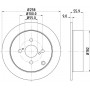MDC1678C MINTEX Гальмівний диск