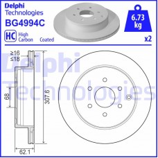 BG4994C DELPHI Гальмівний диск