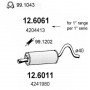 12.6011 ASSO Середній глушник вихлопних газів