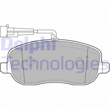 LP2024 DELPHI Комплект гальмівних колодок дисковий гальм