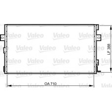 814290 VALEO Конденсатор кондиціонера