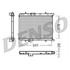 DRM21032 DENSO Радіатор охолодження двигуна