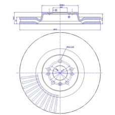 142.1484 CAR Гальмівний диск