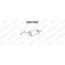 DW17047 VENEPORTE Глушник вихлопних газів кінцевий