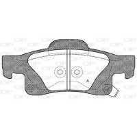 BPA1446.02 OPEN PARTS Комплект гальмівних колодок дисковий гальм