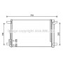 VNA5335D AVA QUALITY COOLING Конденсатор кондиціонера