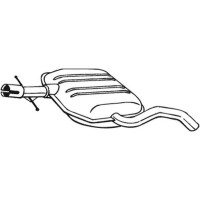 233-689 BOSAL Середній глушник вихлопних газів