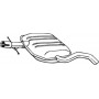 233-689 BOSAL Середній глушник вихлопних газів