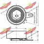 Натяжний ролик ремінь ГРМ AUTOKIT 03.781