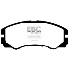 DP973 EBC Brakes Комплект гальмівних колодок дисковий гальм