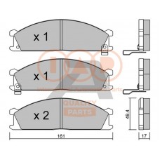 704-13041P IAP QUALITY PARTS Комплект гальмівних колодок дисковий гальм
