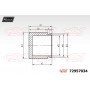 72957034 MAXTECH Поршень корпус скоби гальма