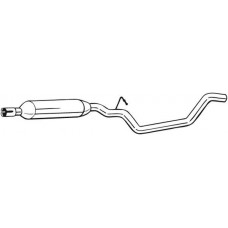 283-875 BOSAL Середній глушник вихлопних газів