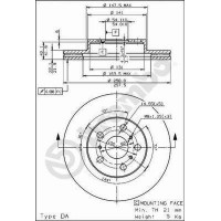 09.5676.10 BREMBO Гальмівний диск