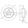 TX 72-98 TOMEX Brakes Гальмівний диск