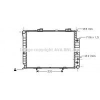 MSA2214 AVA QUALITY COOLING Радіатор охолодження двигуна