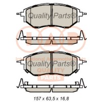 704-15035 IAP QUALITY PARTS Комплект гальмівних колодок дисковий гальм