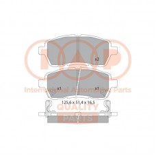 704-03100 IAP QUALITY PARTS Комплект гальмівних колодок дисковий гальм