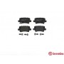 P 28 038 BREMBO Комплект гальмівних колодок дисковий гальм