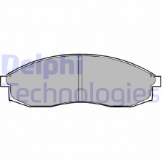 LP1013 DELPHI Комплект гальмівних колодок дисковий гальм