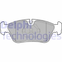 LP710 DELPHI Комплект гальмівних колодок дисковий гальм