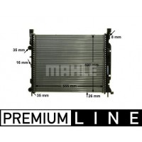 CR 1155 000P MAHLE Радіатор охолодження двигуна