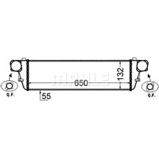 CI 343 000P MAHLE Интеркулер