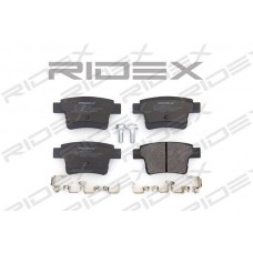 402B0142 RIDEX Комплект гальмівних колодок дисковий гальм