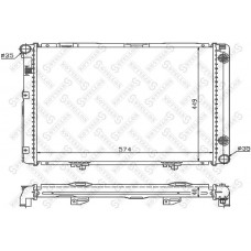 10-25910-SX STELLOX Радіатор охолодження двигуна