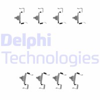 LX0615 DELPHI Комплектуючі колодки дискового гальма