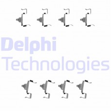 LX0615 DELPHI Комплектуючі колодки дискового гальма
