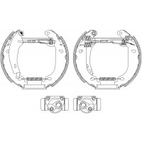 8DB 355 003-901 HELLA PAGID Комплект гальмівних колодок