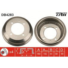 DB4283 TRW Гальмівний барабан