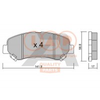 704-13102P IAP QUALITY PARTS КомплеК т гальмівних колодок, дискове гальмо