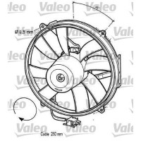 696062 VALEO Вентилятор охолодження двигуна