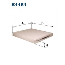 K 1161 FILTRON Фільтр повітря у внутрішньому просторі