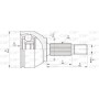 CVJ5681.10 OPEN PARTS Шарнирный комплект, Привідний вал