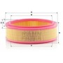 C 2672/1 MANN-FILTER Повітряний фільтр