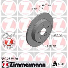 590.2829.20 ZIMMERMANN Гальмівний диск