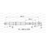GSR6444.00 OPEN PARTS Газова пружина кришка багажника