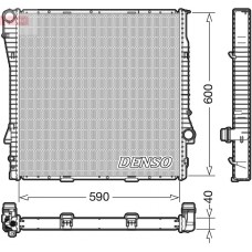 DRM05112 DENSO Радіатор охолодження двигуна