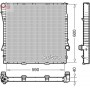 DRM05112 DENSO Радіатор охолодження двигуна