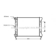 VNA2039 AVA QUALITY COOLING Радіатор охолодження двигуна