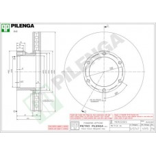 V915 PILENGA Гальмівний диск