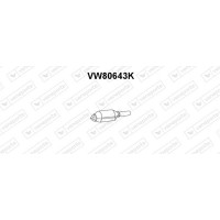 VW80643K VENEPORTE Катализатор